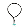 Necklace Flannel Imitation Turquoise Geometric Handmade Women's Jewelry Clavicle Chain