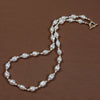 Necklace Freshwater Pearl Copper Alien Shape Baroque Simple Allmatch Light Luxury Design