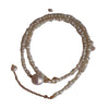 Necklace Freshwater Pearl Copper Alien Shape Pleated Simple Design Fashion Minimalist