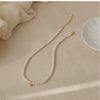 Necklace Freshwater Pearl Copper Alloy Near Circle Natural Design