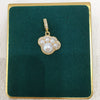 Necklace Freshwater Pearl Copper Cute Cat's Claw Meat Pad Natural Flat Round Rose Buns Round