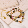 Necklace Freshwater Pearl Geometric Design Light Luxury
