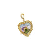 Necklace Freshwater Pearl Heartshaped Copper Monet Garden Middle Ancient Oil Painting Wind