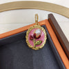 Necklace Freshwater Pearl Natural Ancient Style Gold Pendant Copper Accessories Rice Water Shape