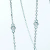 Necklace Geometric Cultivation Emerald S925 Silver Retro Clavicle Chain For Women