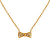 Necklace Geometric 316L Stainless Steel Bow Electroplating Fashion Women's