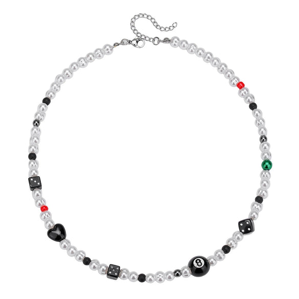 Necklace Glass Acrylic Imitation Geometric Handmade