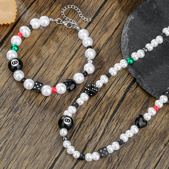 Necklace Glass Acrylic Imitation Geometric Handmade