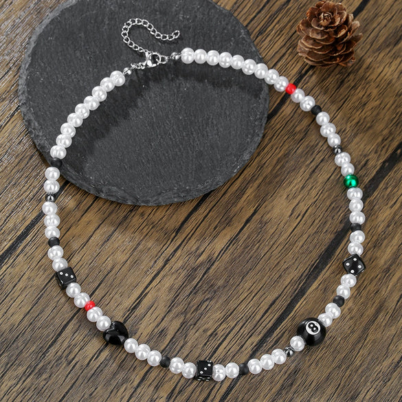 Necklace Glass Acrylic Imitation Geometric Handmade