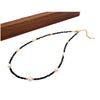 Necklace Glass Colored Glaze Retro Natural Cross Chain Handmade For Women
