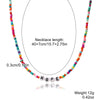 Necklace Glass Glaze Handmade Geometric Animal Zodiac Beaded Jewelry