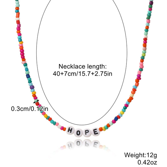 Necklace Glass Glaze Handmade Geometric Animal Zodiac Beaded Jewelry
