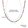 Necklace Glass Glaze Handmade Geometric Animal Zodiac Beaded Jewelry