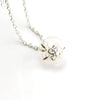 Necklace Glass Mixed Gem Inlay Dandelion Seed Retro Verbal Chain