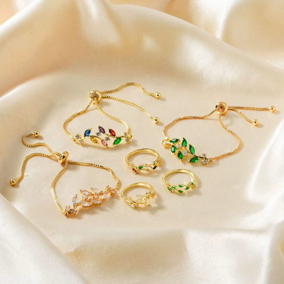 Necklace Glass Stainless Steel Flowers Electroplating Sweet Design