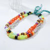 Necklace Hand Knitted Natural Vacation Style Geometric Plastic Resin Beads