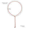 Necklace Handmade Beaded Doublelayer Artificial Crystal Red Retro Geometric Ochain Electroplated For Women