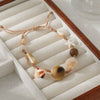 Necklace Handmade Bohemian Style Woven Rope Natural Shell With Geometric Pendant Accessories