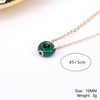 Necklace Handmade Glass Beads Round Copper Mixed Gem Inlay Geometric Style Women's