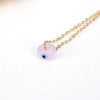 Necklace Handmade Glass Beads Round Copper Mixed Gem Inlay Geometric Style Women's