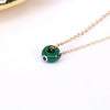 Necklace Handmade Glass Beads Round Copper Mixed Gem Inlay Geometric Style Women's