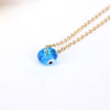 Necklace Handmade Glass Beads Round Copper Mixed Gem Inlay Geometric Style Women's
