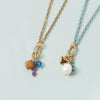Necklace Handmade Pearl Pendant Jewelry Copper Heart Shape Electroplating