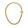 Necklace Hip Hop Trend Steel Cuban Chain 18K Gold Stainless Steel Geometric Electroplated Women's Jewelry