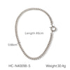 Necklace Hip Hop Trend Steel Cuban Chain 18K Gold Stainless Steel Geometric Electroplated Women's Jewelry