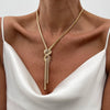 Necklace Hiphop Metallic Snake Bone Chain Geometric Pattern Electroplating Women's