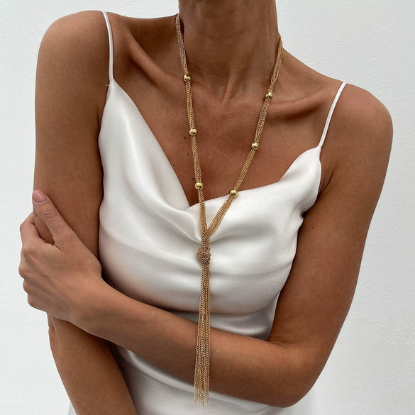 Necklace Hiphop Metallic Snake Bone Chain Geometric Pattern Electroplating Women's
