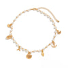 Necklace Imitation Pearl Alloy Animal Zodiac Geometric Electroplating