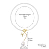 Necklace Imitation Pearl Alloy Geometric Electroplated Simple Beach Ocean Style