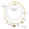 Necklace Imitation Pearl Alloy Geometric Electroplated Simple Beach Ocean Style