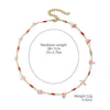 Necklace Imitation Pearl Alloy Geometric Electroplating