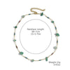 Necklace Imitation Pearl Alloy Geometric Electroplating