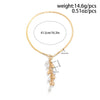 Necklace Imitation Pearl Geometric Copper Iron Electroplating Bone Chain