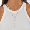 Necklace Imitation Pearl Geometric Handmade Hiphop Versatile Minimalist