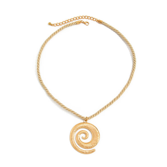 Necklace Imitation Pearl Geometric Handmade Hiphop Versatile Minimalist