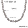 Necklace Imitation Pearl Geometric Handmade Women's Jewelry