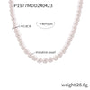 Necklace Imitation Pearl Geometric Handmade Women's Jewelry