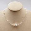 Necklace Imitation Pearl Geometric Handmade Women's