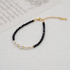 Necklace Imitation Pearl Geometric Handmade Women's