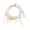 Necklace Imitation Pearl Geometric Metal Tassel Vintage For Women
