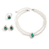 Necklace Imitation Pearl Geometric Rhinestone Handmade For Women