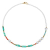 Necklace Imitation Pearl Rice Beads Imperial Stone Geometric Handmade