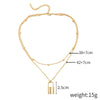 Necklace Jewelry Alloy Heart Electroplated Multi Layer All Match Women