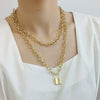 Necklace Jewelry Alloy Heart Electroplated Multi Layer All Match Women