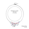 Necklace Jewelry Artificial Crystal Pendant Stainless Steel Snake Bone Chain Geometric Handmade