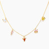 Necklace Jewelry Colorful Zircon Marine Animal Cross Chain Style